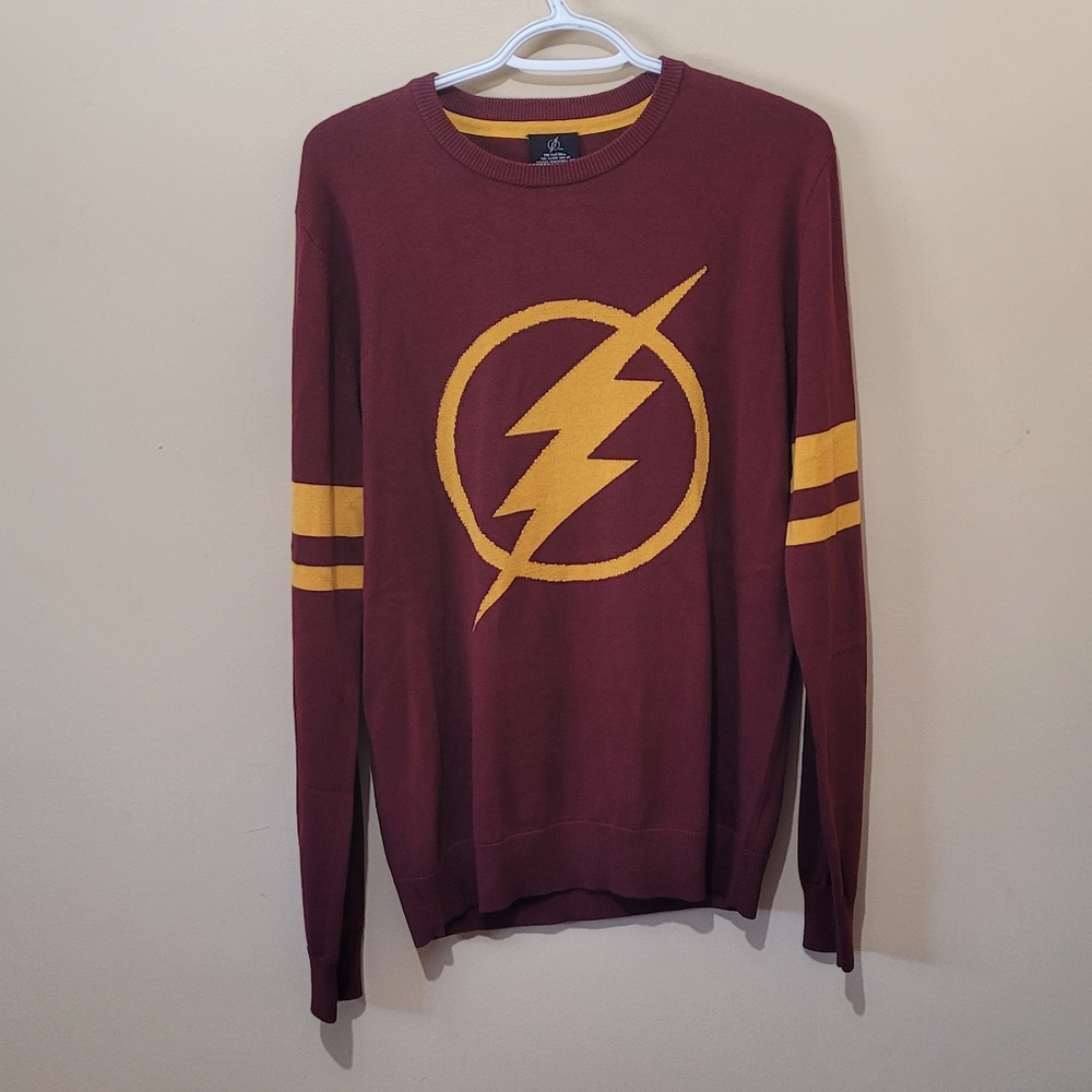 The Flash Burgundy Sweater